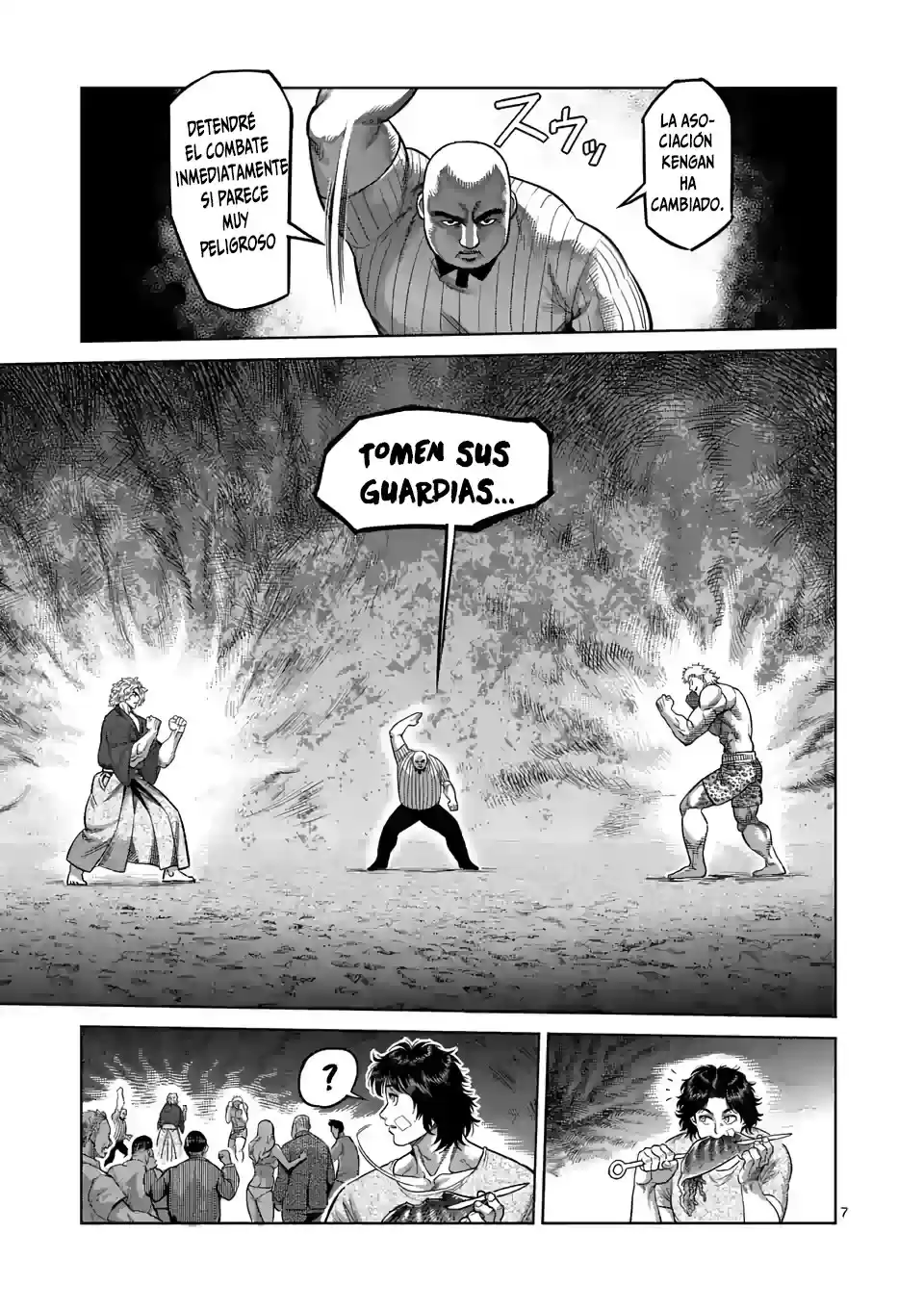 Kengan Omega Capitulo 43: Mokichi vs. Rihito página 7