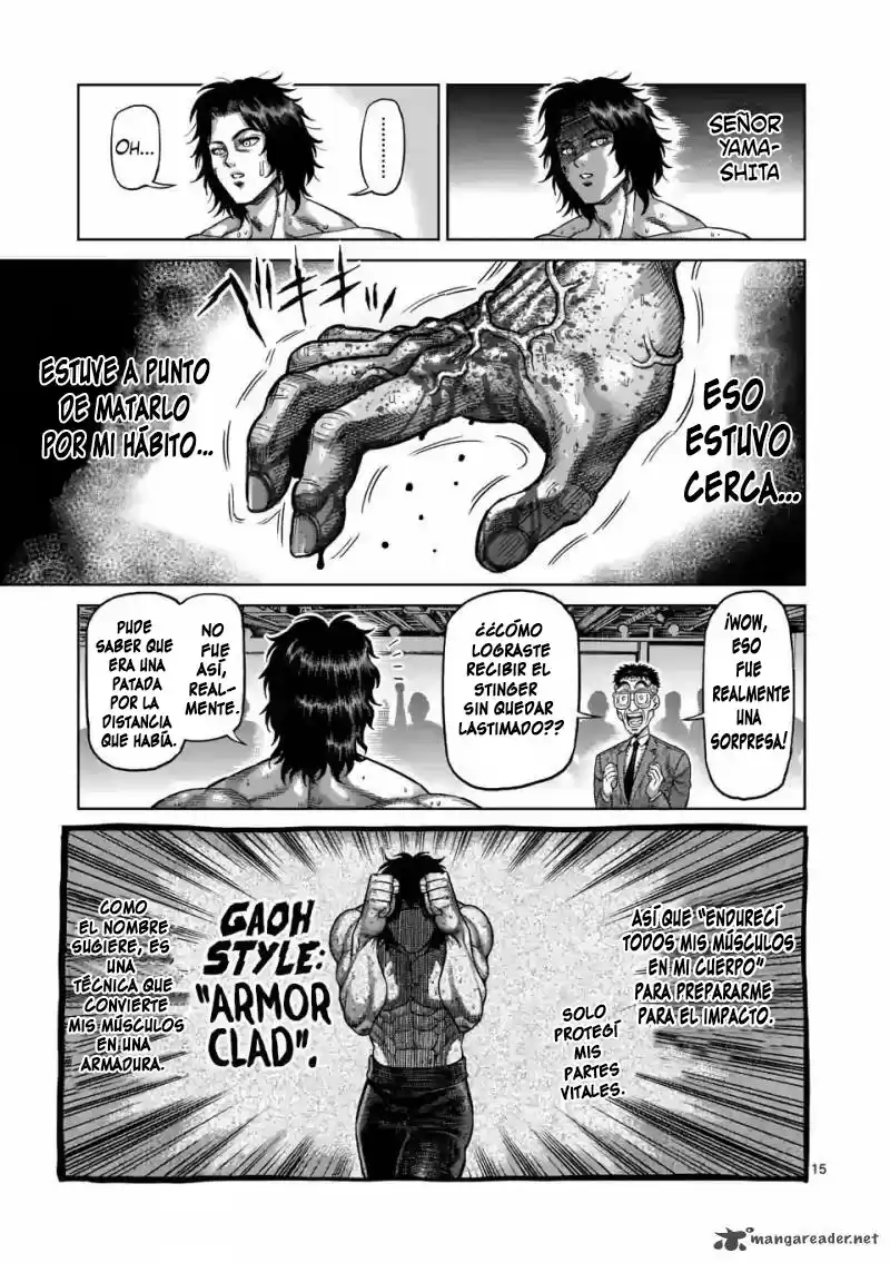 Kengan Omega Capitulo 8: Earth-Crouching Dragon página 15