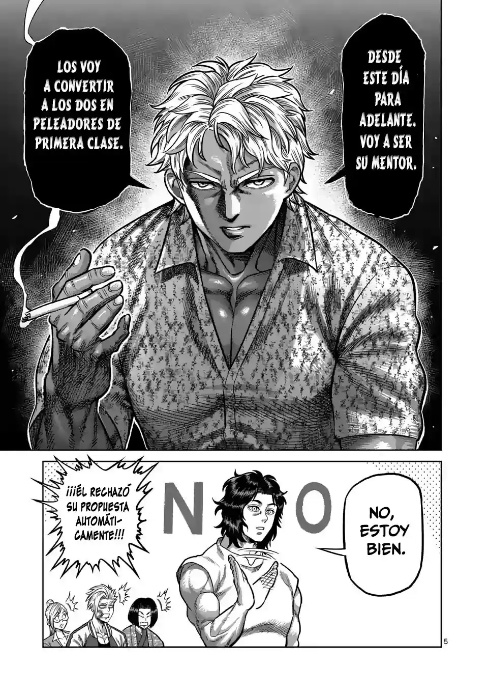 Kengan Omega Capitulo 10: Un hombre llamado Toyoda Idemitsu página 6