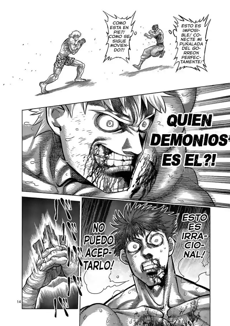 Kengan Omega Capitulo 70: Un movimiento página 16