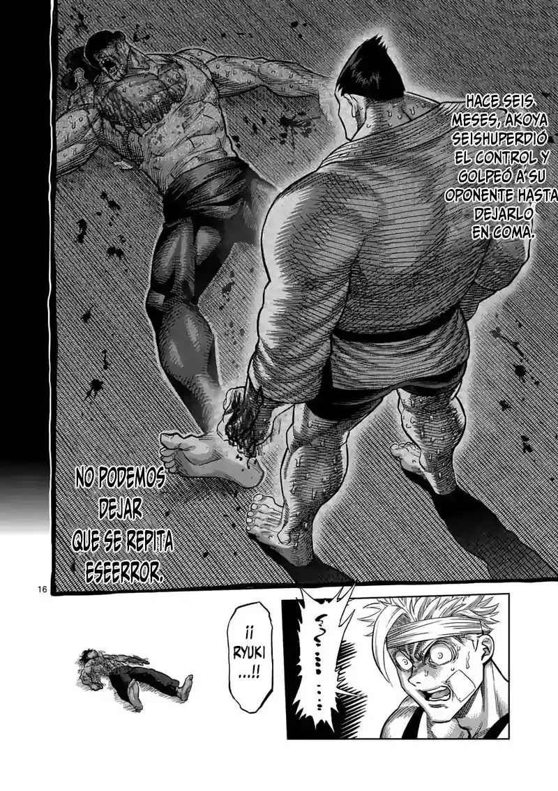 Kengan Omega Capitulo 39: Tenemos un ganador página 16