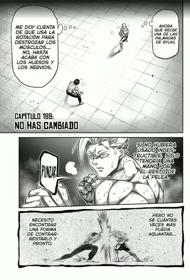 Kengan Omega Capitulo 189: No has cambiado página 1