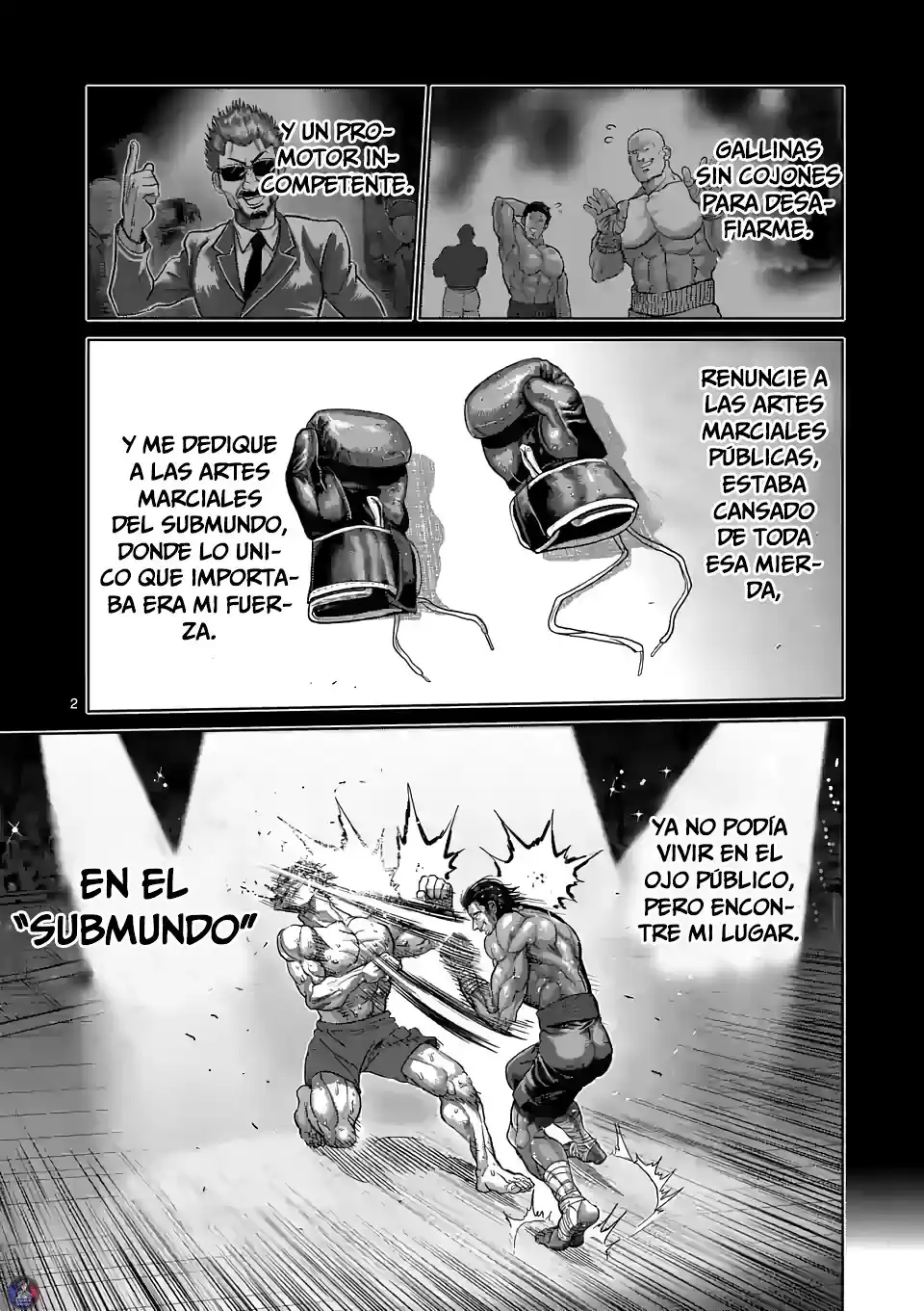 Kengan Omega Capitulo 63: El puño de Dios desatado página 4