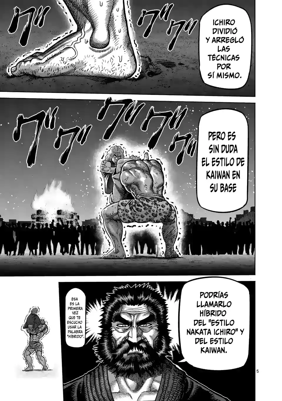 Kengan Omega Capitulo 44: El cachorro de león aúlla página 6