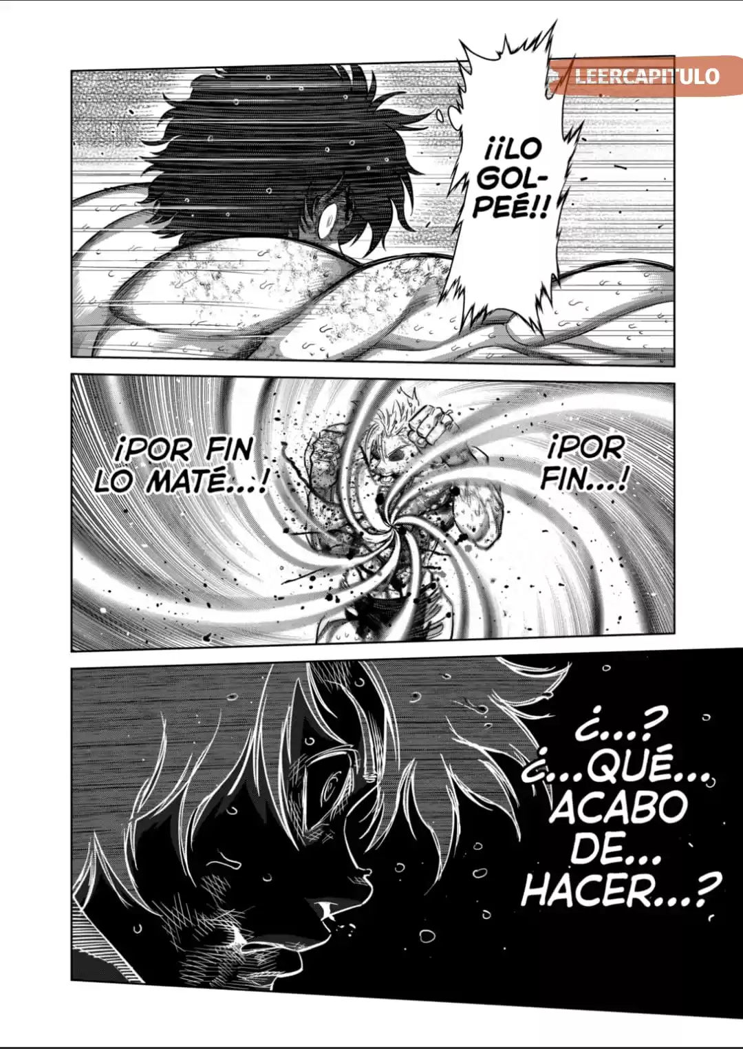 Kengan Omega Capitulo 190: Esfuerzos desesperados página 6