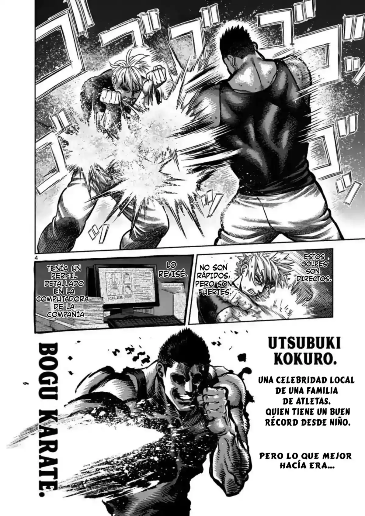 Kengan Omega Capitulo 5: vs Kokuro página 4