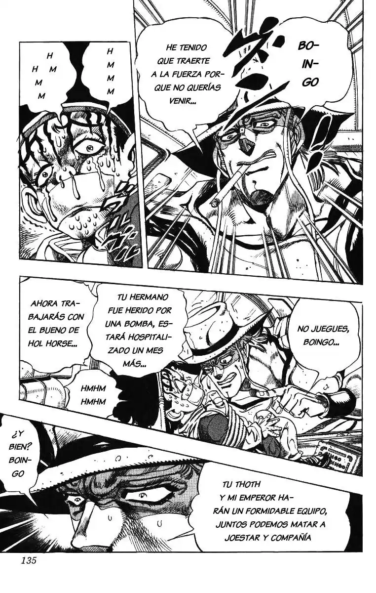 JoJo's Bizarre Adventure Parte 3: Stardust Crusaders Capitulo 104: Hol Horse y Boingo, Parte 1 página 7