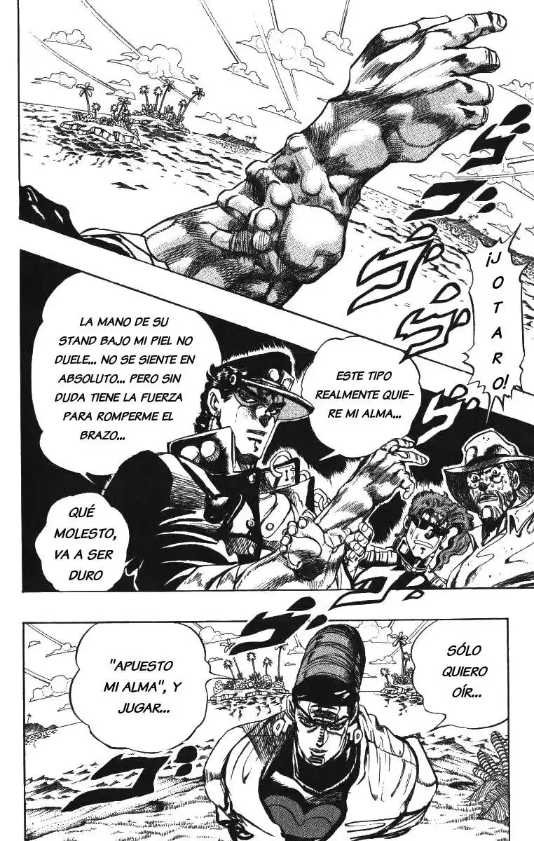 JoJo's Bizarre Adventure Parte 3: Stardust Crusaders Capitulo 117: D'Arby el Jugador, Parte 4 página 2