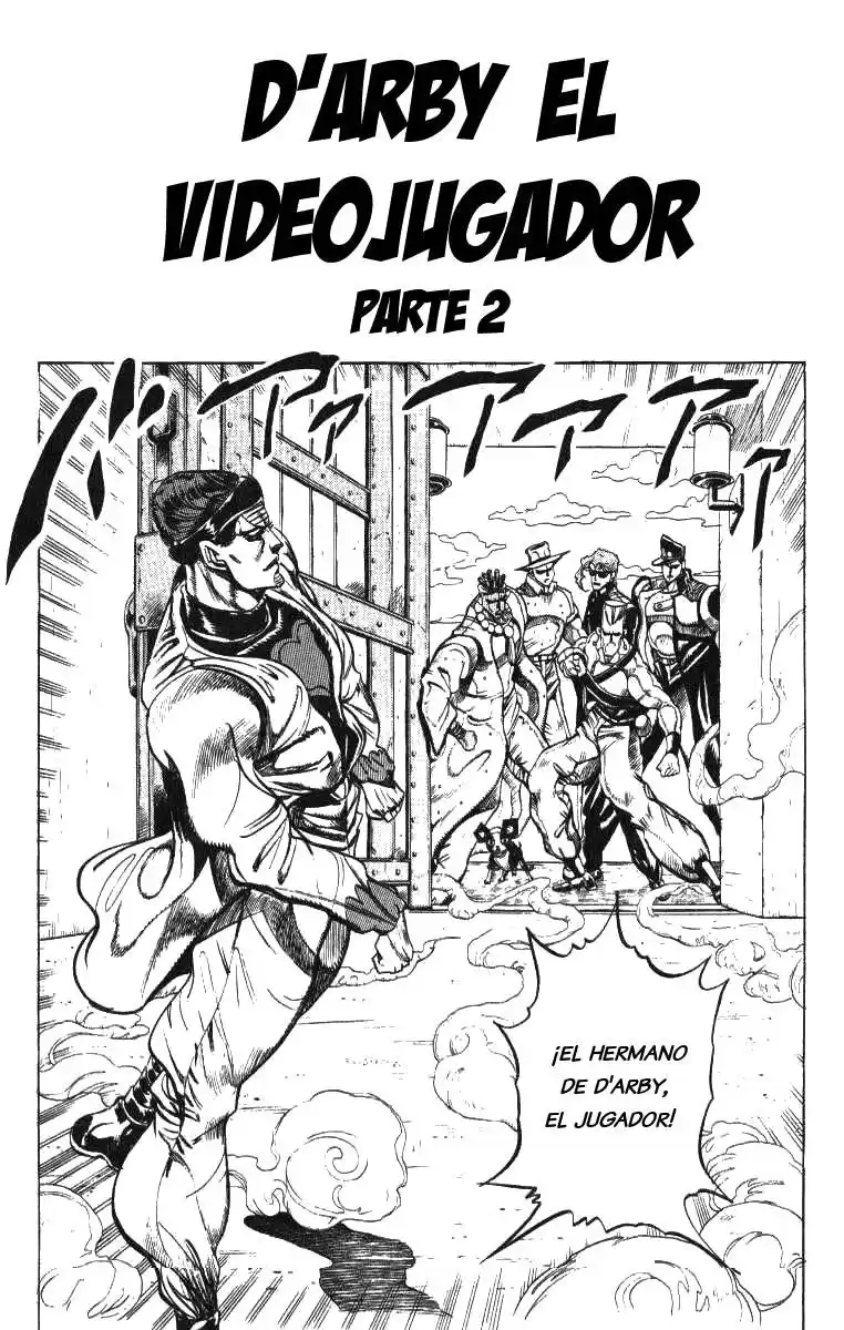 JoJo's Bizarre Adventure Parte 3: Stardust Crusaders Capitulo 115: D'Arby el Jugador, Parte 2 página 1