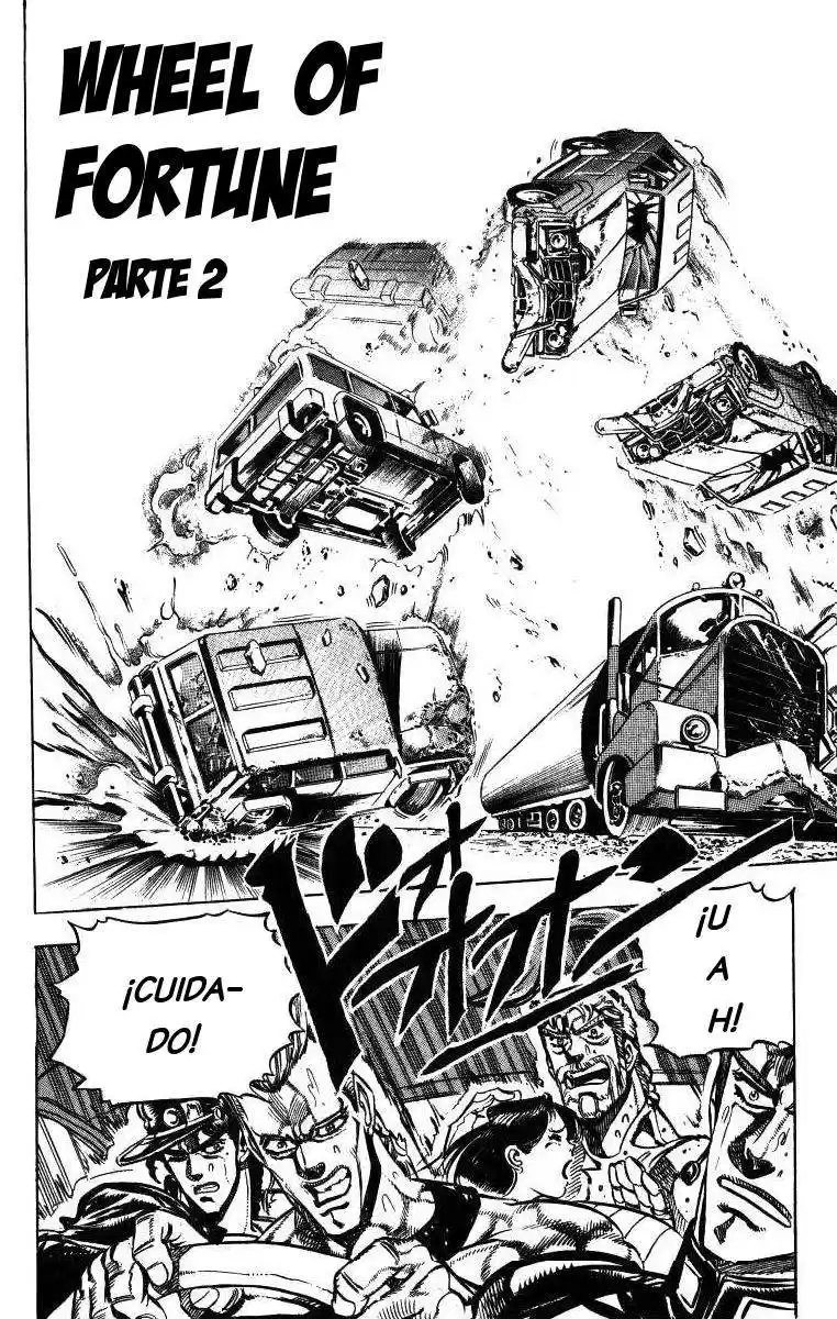 JoJo's Bizarre Adventure Parte 3: Stardust Crusaders Capitulo 38: Wheel of Fortune, Parte 2 página 1