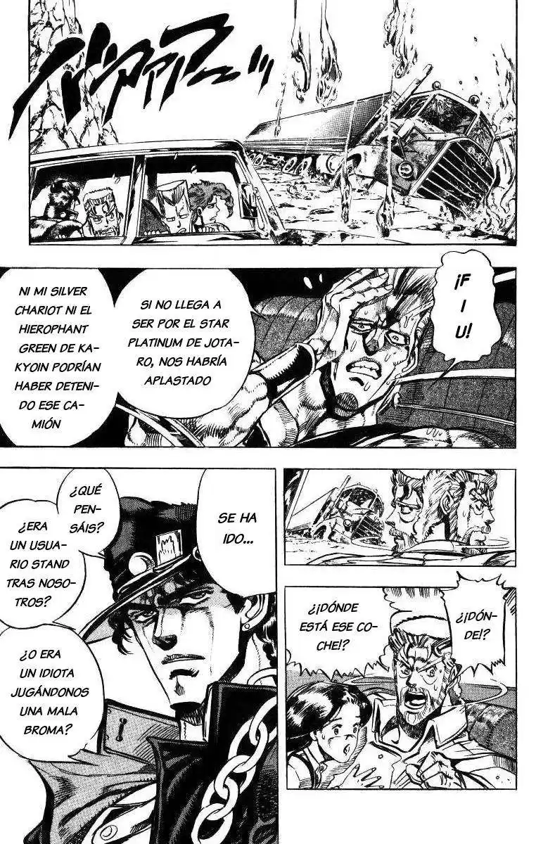 JoJo's Bizarre Adventure Parte 3: Stardust Crusaders Capitulo 38: Wheel of Fortune, Parte 2 página 2