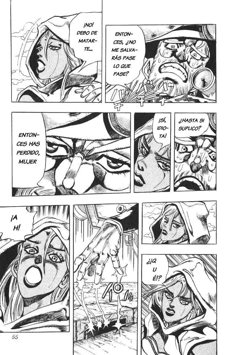 JoJo's Bizarre Adventure Parte 3: Stardust Crusaders Capitulo 91: "Bastet" Mariah, Parte 6 página 8