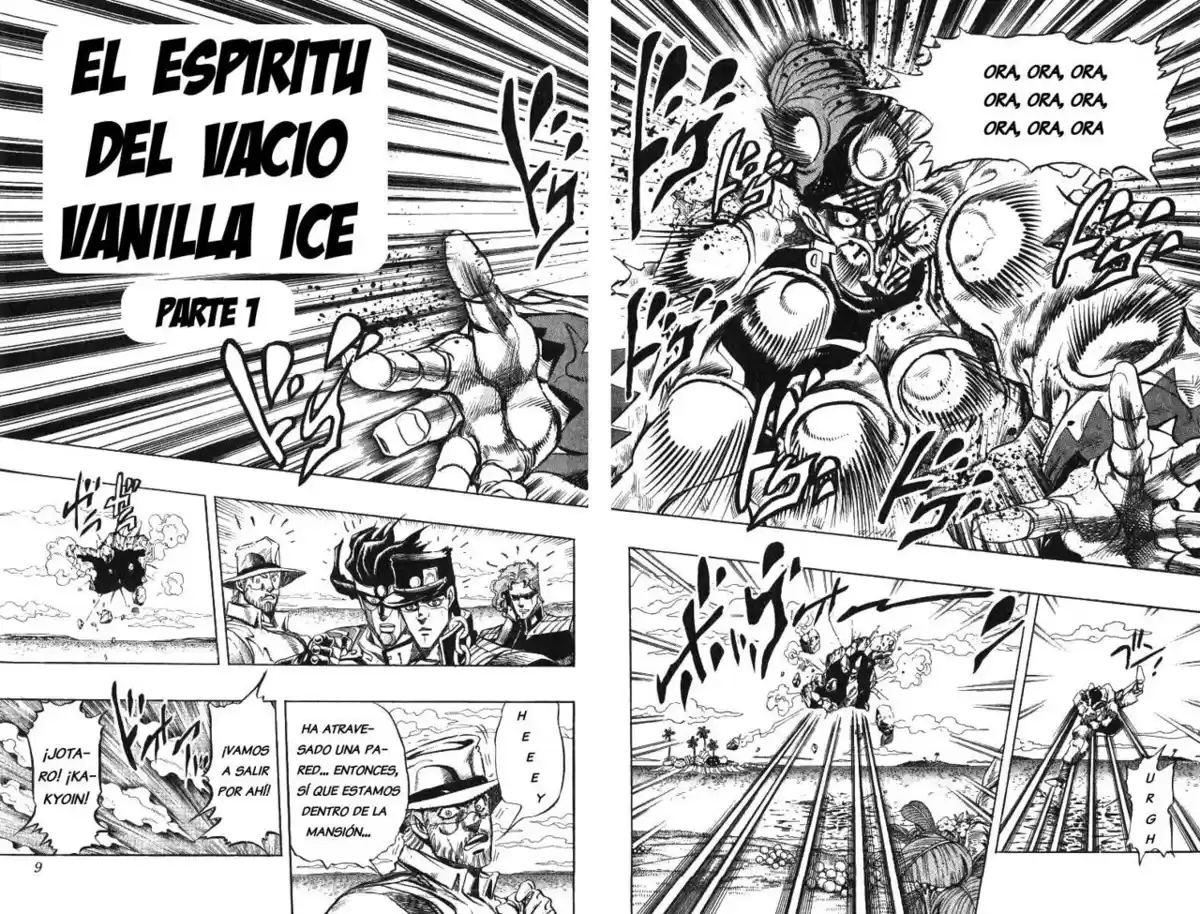 JoJo's Bizarre Adventure Parte 3: Stardust Crusaders Capitulo 125: El Miasma del Vacío, Vanilla Ice, Parte 1 página 2