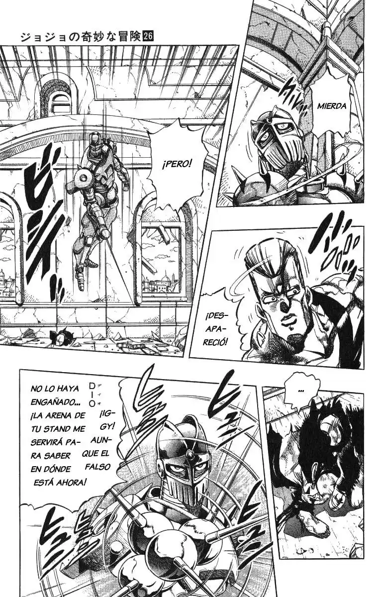 JoJo's Bizarre Adventure Parte 3: Stardust Crusaders Capitulo 129: El Miasma del Vacío, Vanilla Ice, Parte 5 página 15