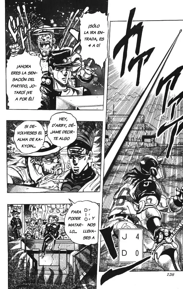 JoJo's Bizarre Adventure Parte 3: Stardust Crusaders Capitulo 122: D'Arby el Jugador, Parte 9 página 2