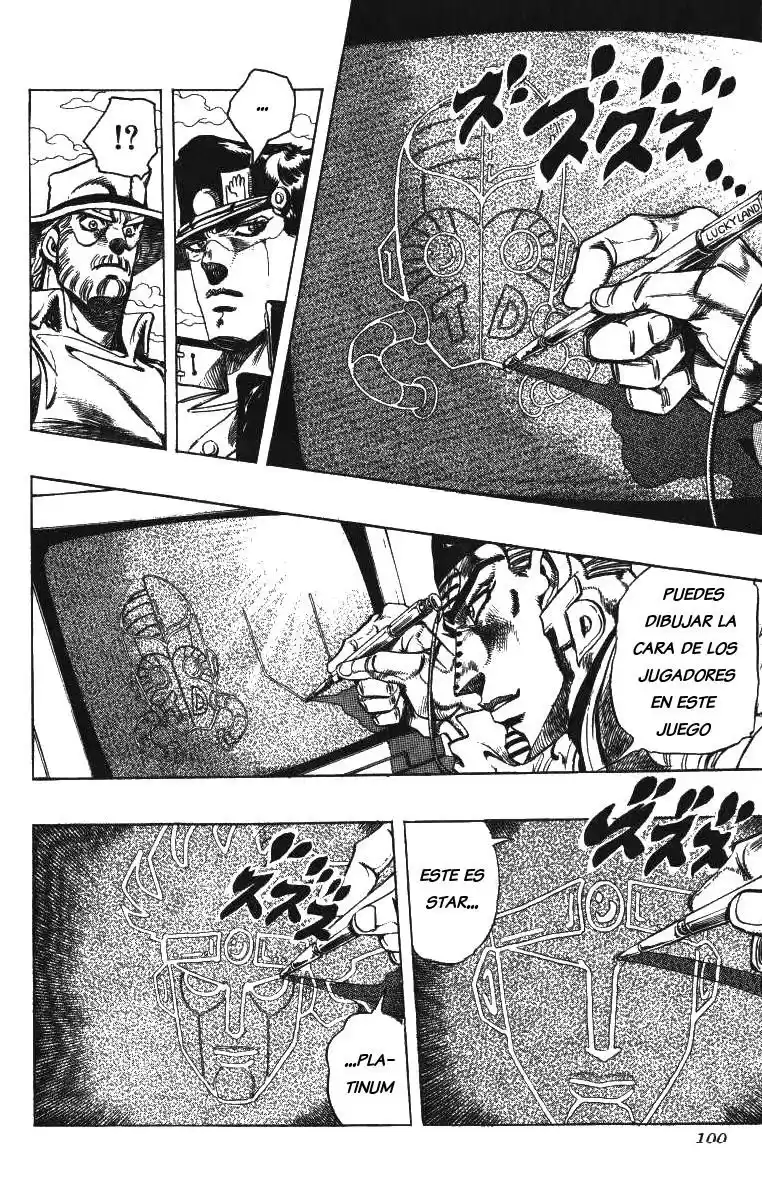 JoJo's Bizarre Adventure Parte 3: Stardust Crusaders Capitulo 120: D'Arby el Jugador, Parte 7 página 12