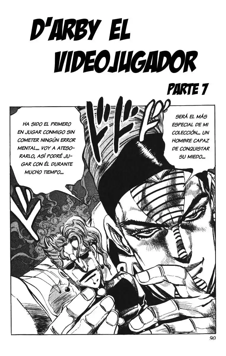 JoJo's Bizarre Adventure Parte 3: Stardust Crusaders Capitulo 120: D'Arby el Jugador, Parte 7 página 2