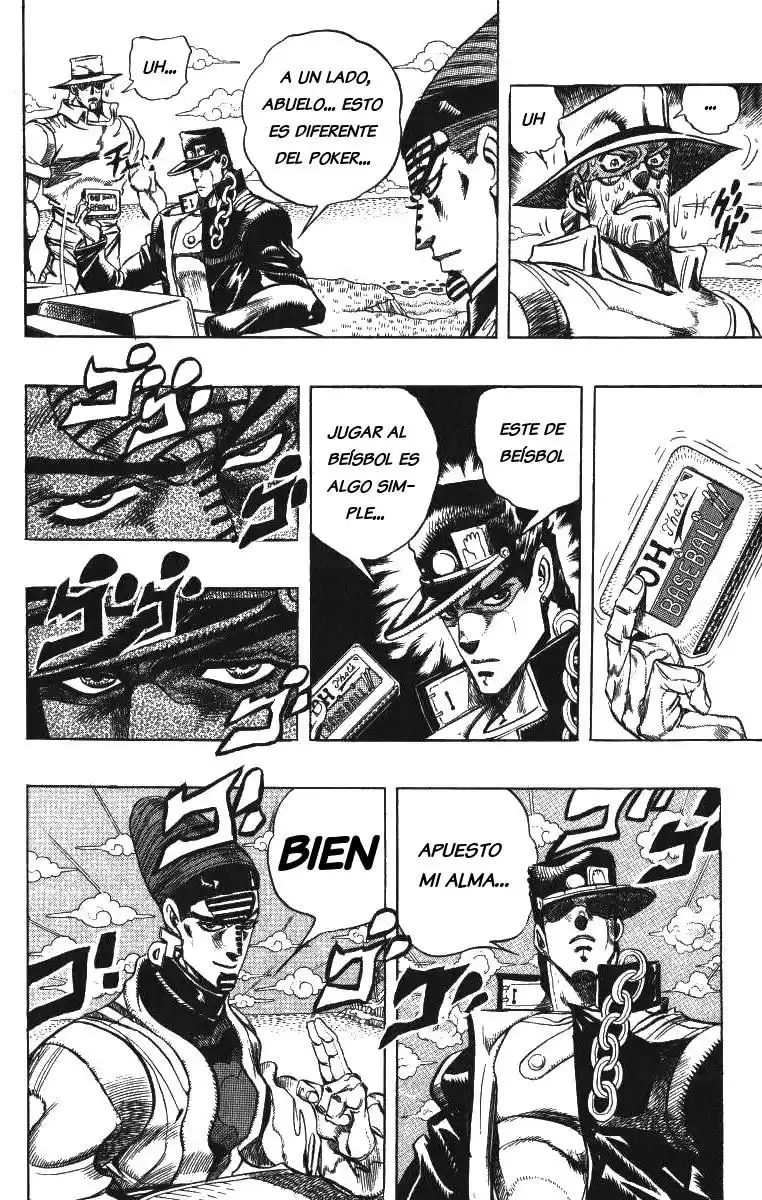 JoJo's Bizarre Adventure Parte 3: Stardust Crusaders Capitulo 120: D'Arby el Jugador, Parte 7 página 6