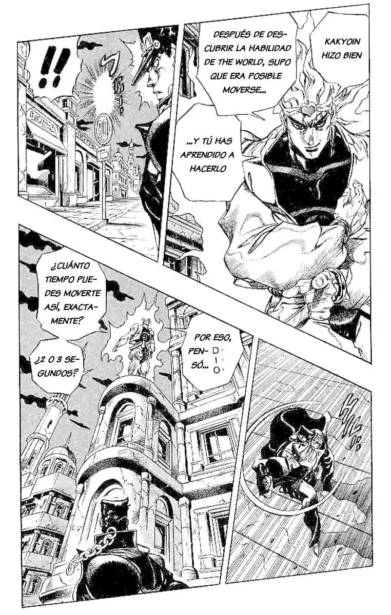 JoJo's Bizarre Adventure Parte 3: Stardust Crusaders Capitulo 145: El Mundo de DIO, Parte 12 página 9