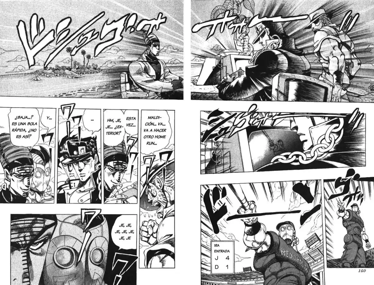 JoJo's Bizarre Adventure Parte 3: Stardust Crusaders Capitulo 123: D'Arby el Jugador, Parte 10 página 2