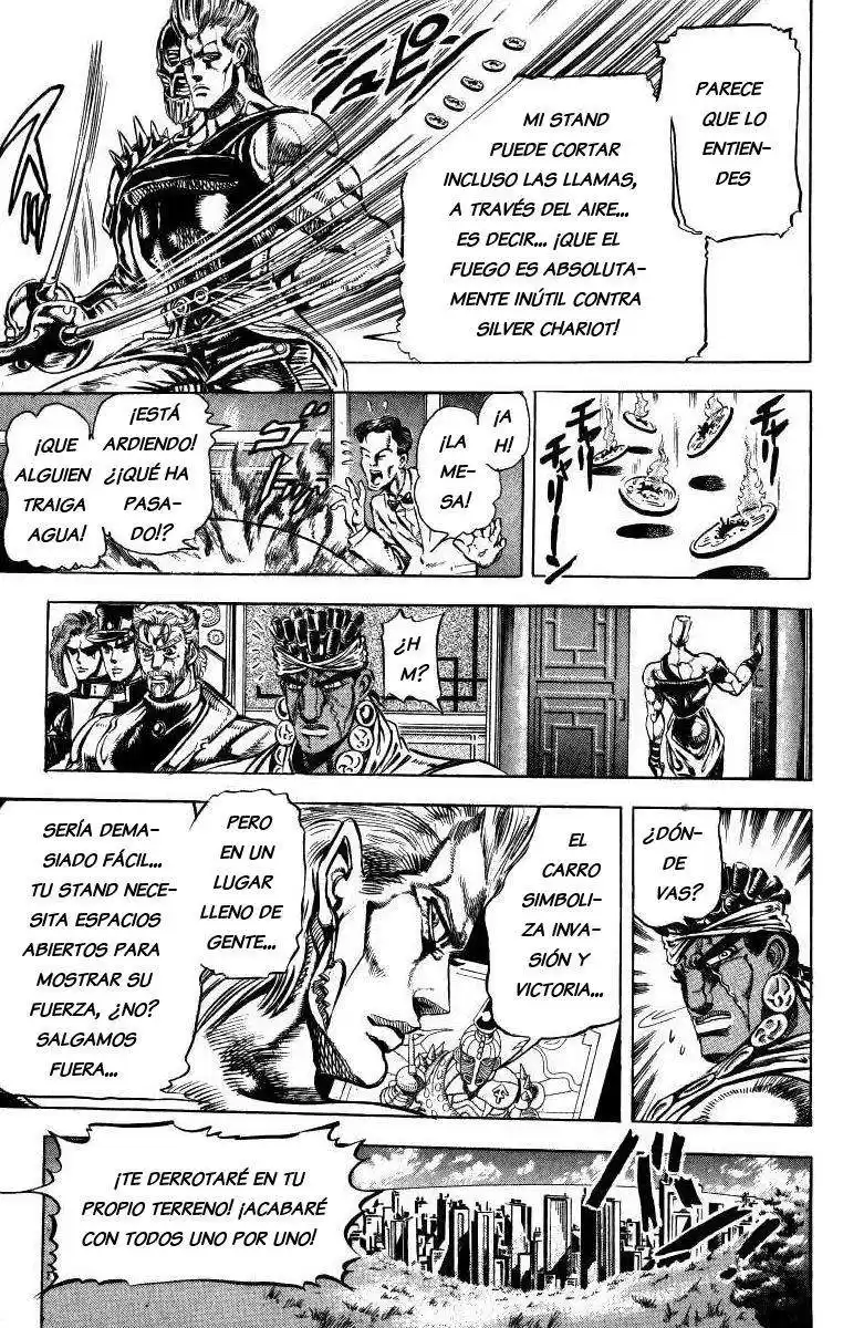 JoJo's Bizarre Adventure Parte 3: Stardust Crusaders Capitulo 12: Silver Chariot, Parte 2 página 5