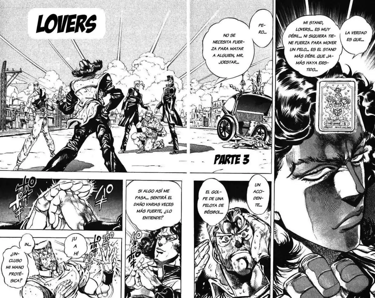 JoJo's Bizarre Adventure Parte 3: Stardust Crusaders Capitulo 49: Lovers, Parte 3 página 1