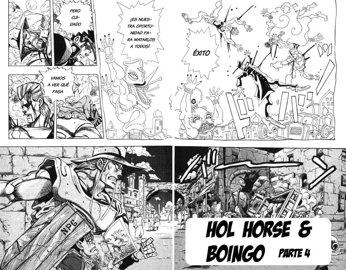 JoJo's Bizarre Adventure Parte 3: Stardust Crusaders Capitulo 107: Hol Horse y Boingo, Parte 4 página 2