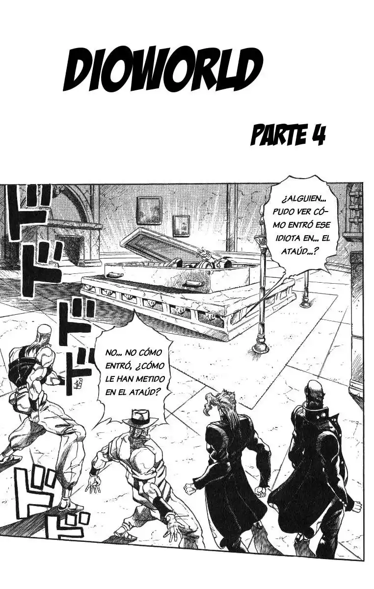 JoJo's Bizarre Adventure Parte 3: Stardust Crusaders Capitulo 137: El Mundo de DIO, Parte 4 página 1