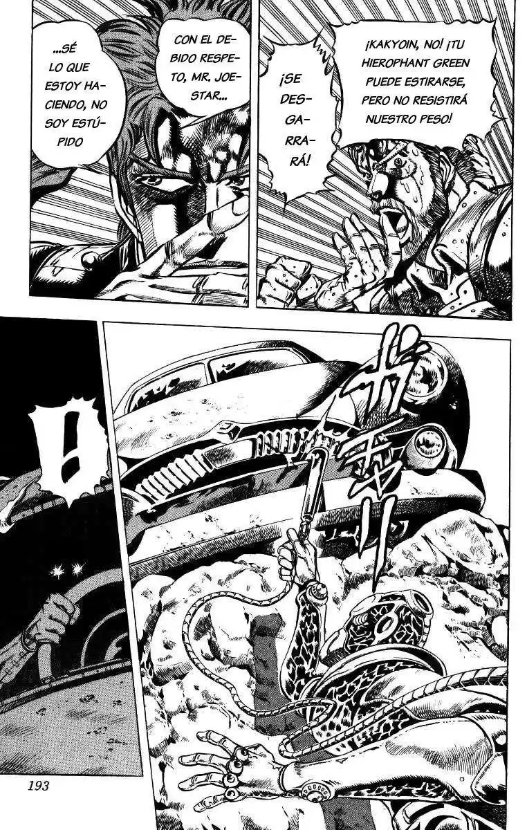 JoJo's Bizarre Adventure Parte 3: Stardust Crusaders Capitulo 39: Wheel of Fortune, Parte 3 página 5