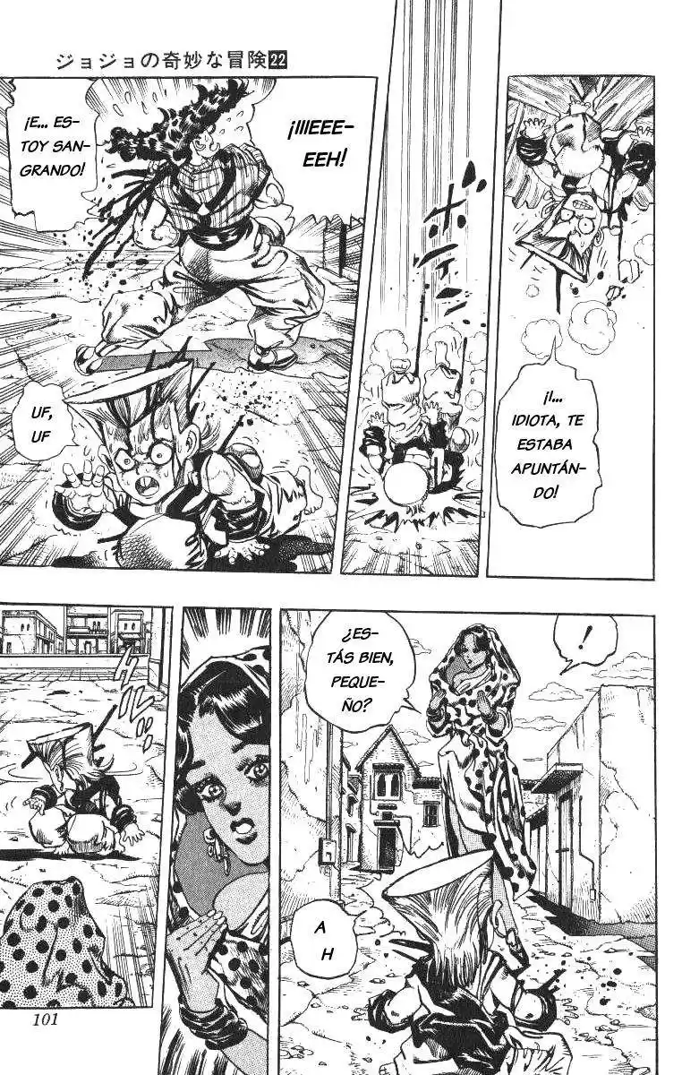 JoJo's Bizarre Adventure Parte 3: Stardust Crusaders Capitulo 93: "Sethan" Alessi, Parte 2 página 13