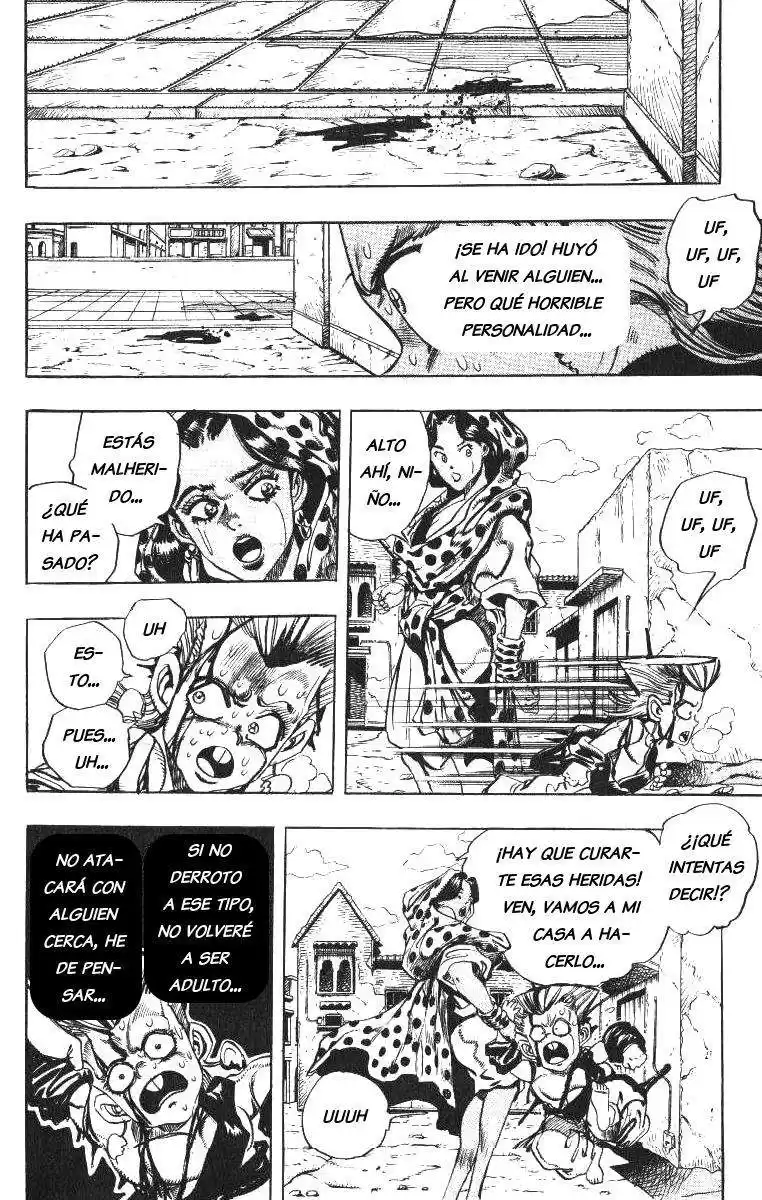 JoJo's Bizarre Adventure Parte 3: Stardust Crusaders Capitulo 93: "Sethan" Alessi, Parte 2 página 14