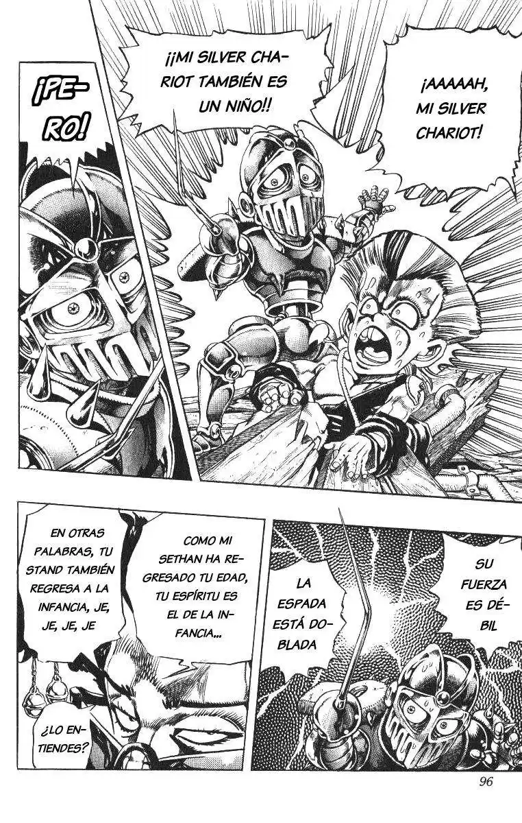 JoJo's Bizarre Adventure Parte 3: Stardust Crusaders Capitulo 93: "Sethan" Alessi, Parte 2 página 8