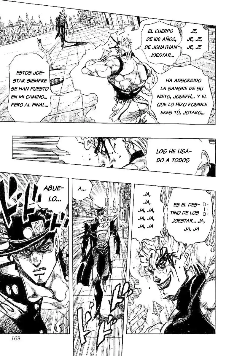 JoJo's Bizarre Adventure Parte 3: Stardust Crusaders Capitulo 149: El Mundo de DIO, Parte 16 página 3