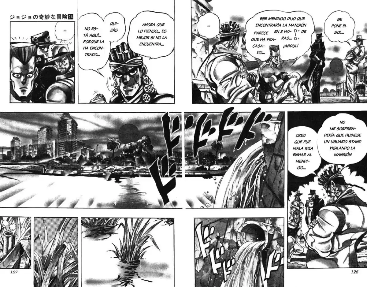 JoJo's Bizarre Adventure Parte 3: Stardust Crusaders Capitulo 112: El Guardián del Infierno, Pet Shop, Parte 4 página 17