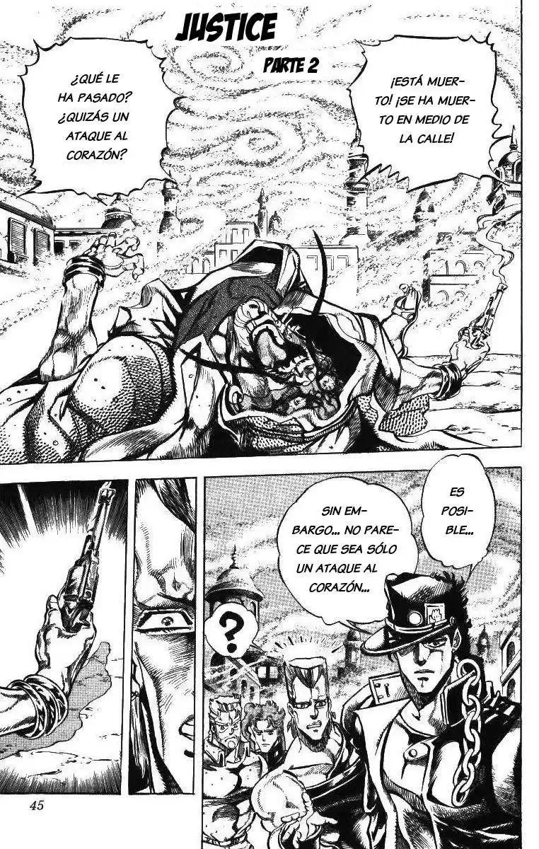 JoJo's Bizarre Adventure Parte 3: Stardust Crusaders Capitulo 42: Justice, Parte 2 página 1