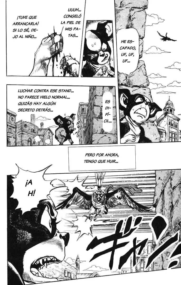 JoJo's Bizarre Adventure Parte 3: Stardust Crusaders Capitulo 111: El Guardián del Infierno, Pet Shop, Parte 3 página 10