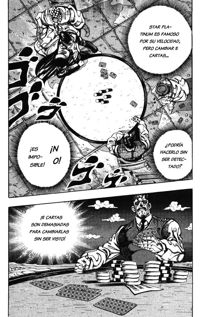 JoJo's Bizarre Adventure Parte 3: Stardust Crusaders Capitulo 103: D'Arby el Apostador, Parte 6 página 4