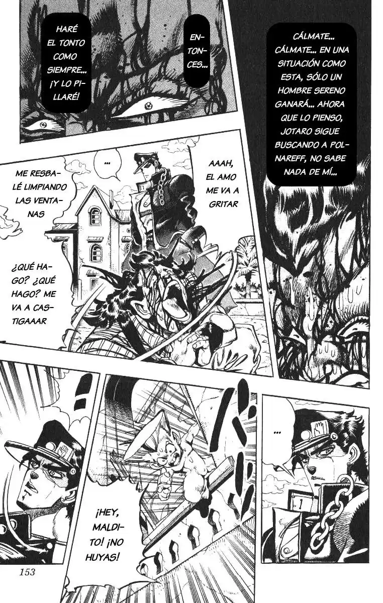 JoJo's Bizarre Adventure Parte 3: Stardust Crusaders Capitulo 96: "Sethan" Alessi, Parte 5 página 3