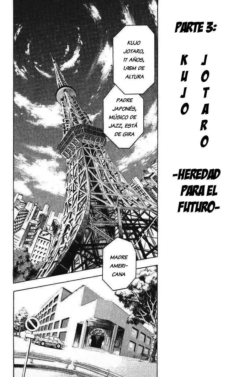 JoJo's Bizarre Adventure Parte 3: Stardust Crusaders Capitulo 1: Jotaro Kujo, Parte 1 página 3