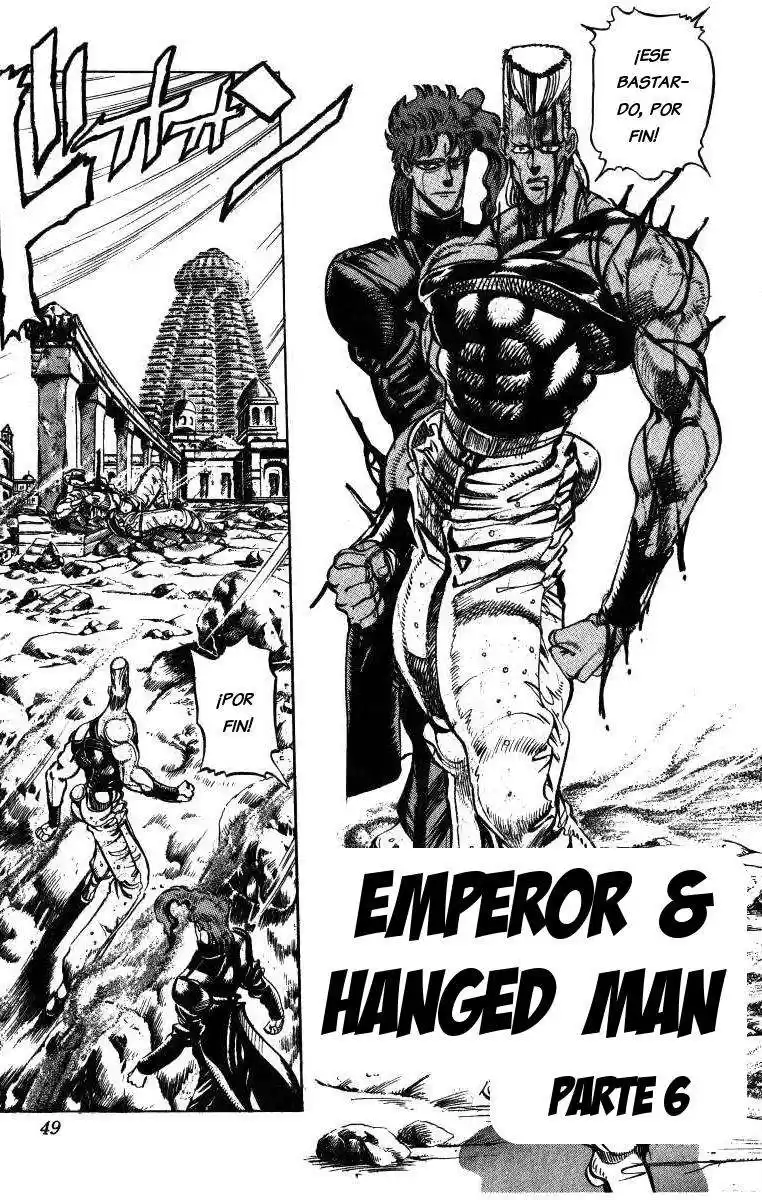 JoJo's Bizarre Adventure Parte 3: Stardust Crusaders Capitulo 32: Emperor y Hanged Man, Parte 6 página 1