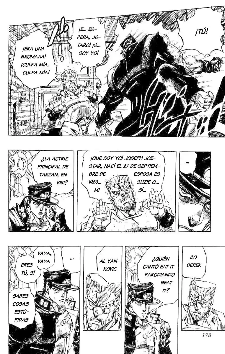 JoJo's Bizarre Adventure Parte 3: Stardust Crusaders Capitulo 152: El Viaje Lejano, Adiós Amigos página 10