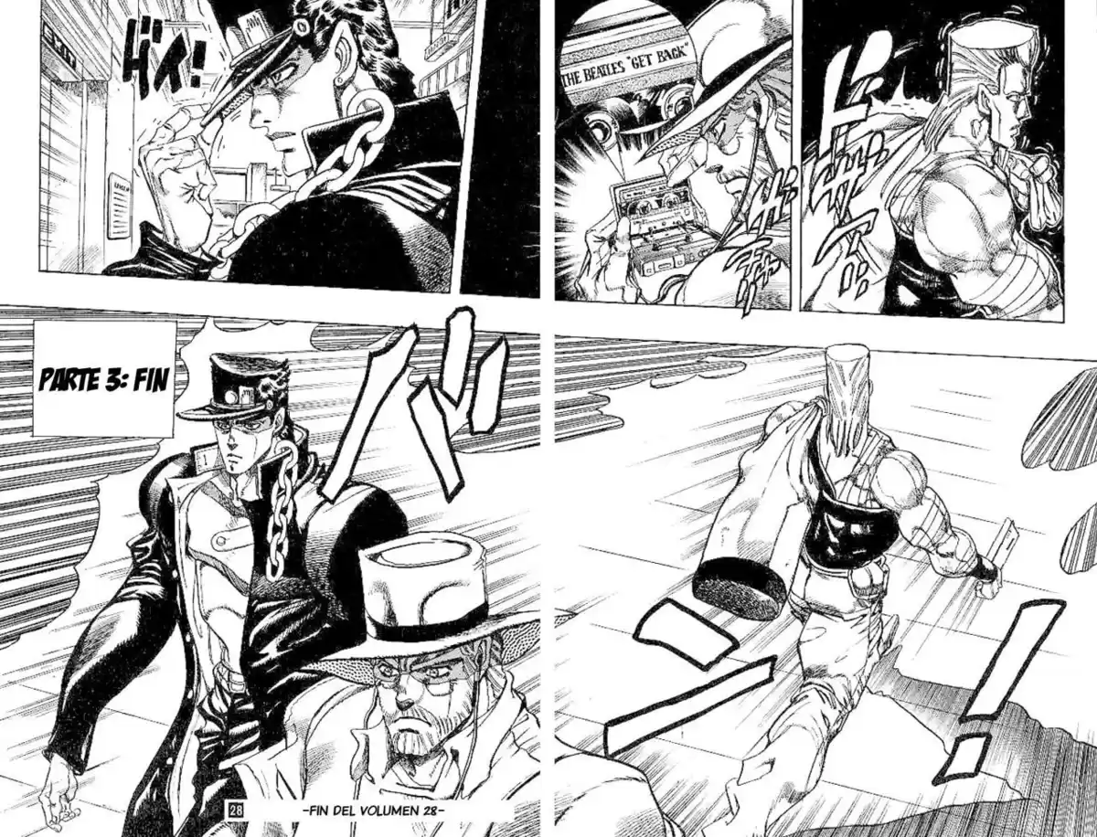 JoJo's Bizarre Adventure Parte 3: Stardust Crusaders Capitulo 152: El Viaje Lejano, Adiós Amigos página 17