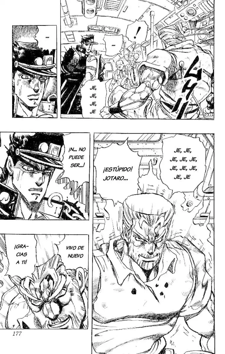 JoJo's Bizarre Adventure Parte 3: Stardust Crusaders Capitulo 152: El Viaje Lejano, Adiós Amigos página 9