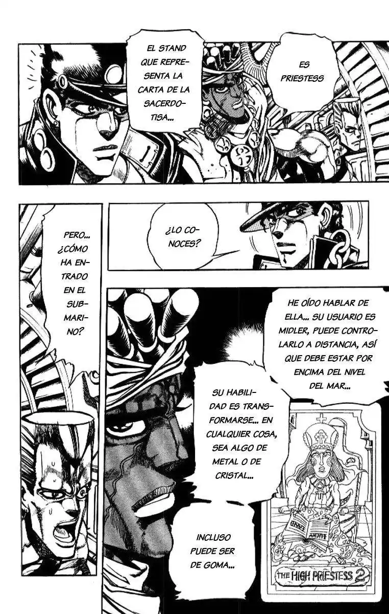 JoJo's Bizarre Adventure Parte 3: Stardust Crusaders Capitulo 67: High Priestess, Parte 2 página 2