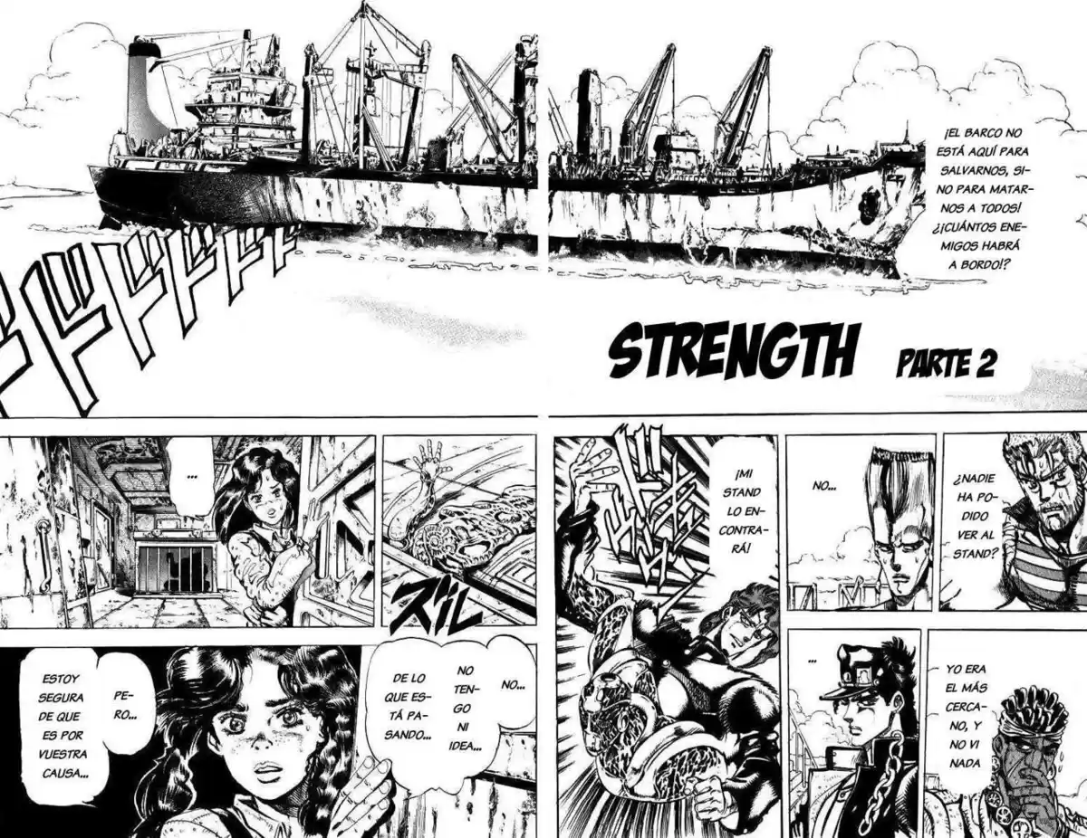 JoJo's Bizarre Adventure Parte 3: Stardust Crusaders Capitulo 18: Strength, Parte 2 página 2