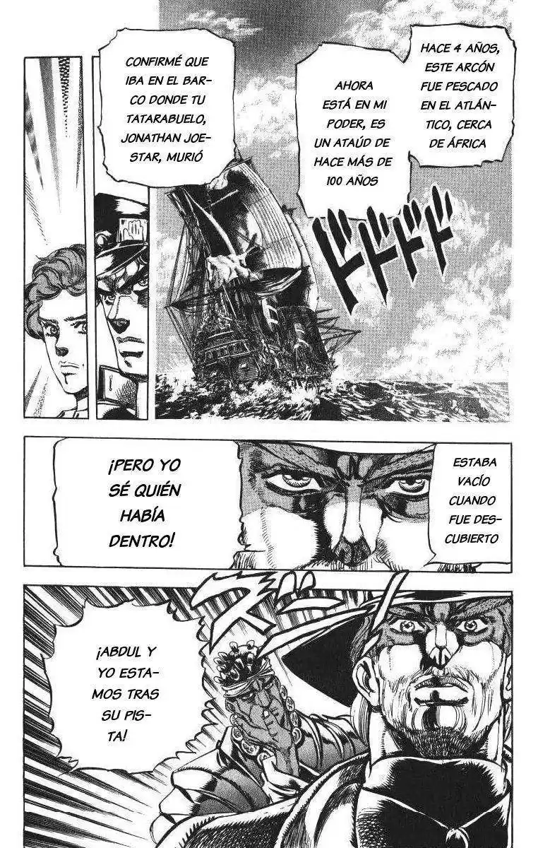 JoJo's Bizarre Adventure Parte 3: Stardust Crusaders Capitulo 3: Jotaro Kujo, Parte 3 página 17