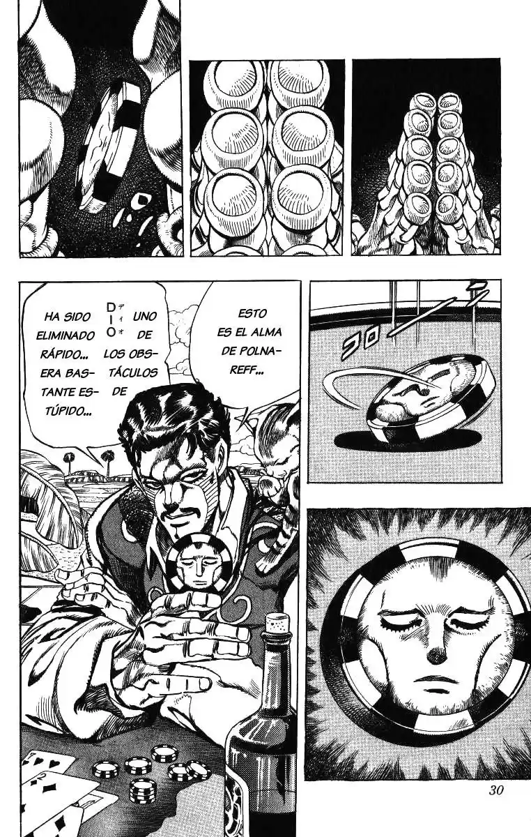 JoJo's Bizarre Adventure Parte 3: Stardust Crusaders Capitulo 99: D'Arby el Apostador, Parte 2 página 4