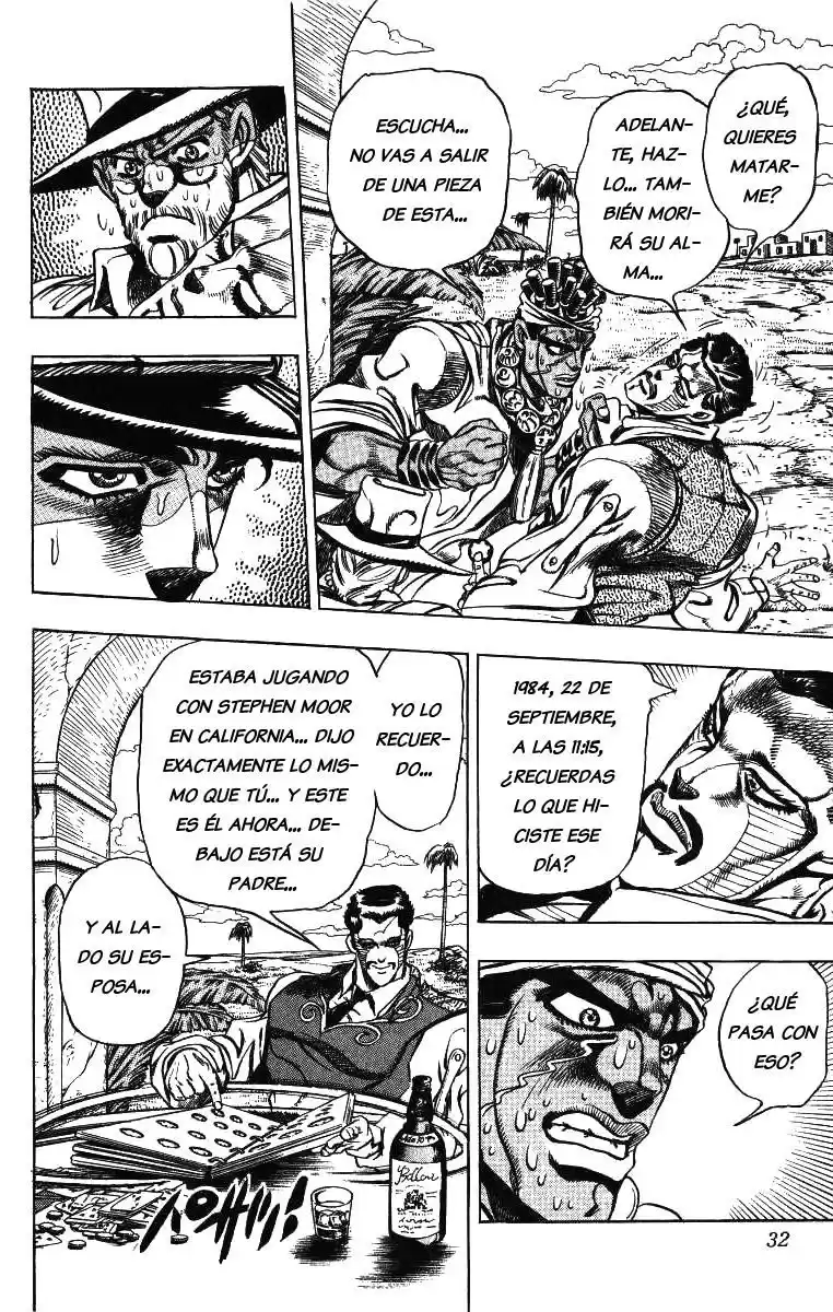 JoJo's Bizarre Adventure Parte 3: Stardust Crusaders Capitulo 99: D'Arby el Apostador, Parte 2 página 6