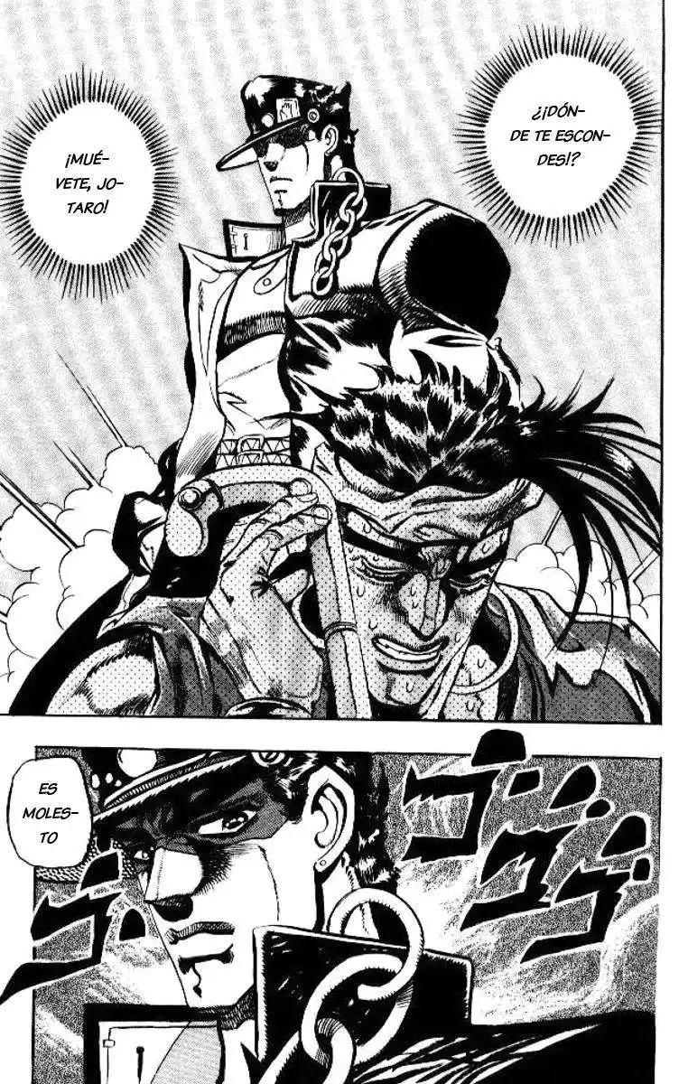 JoJo's Bizarre Adventure Parte 3: Stardust Crusaders Capitulo 74: "The Fool" Iggy y "Geb" N'Doul, Parte 5 página 18