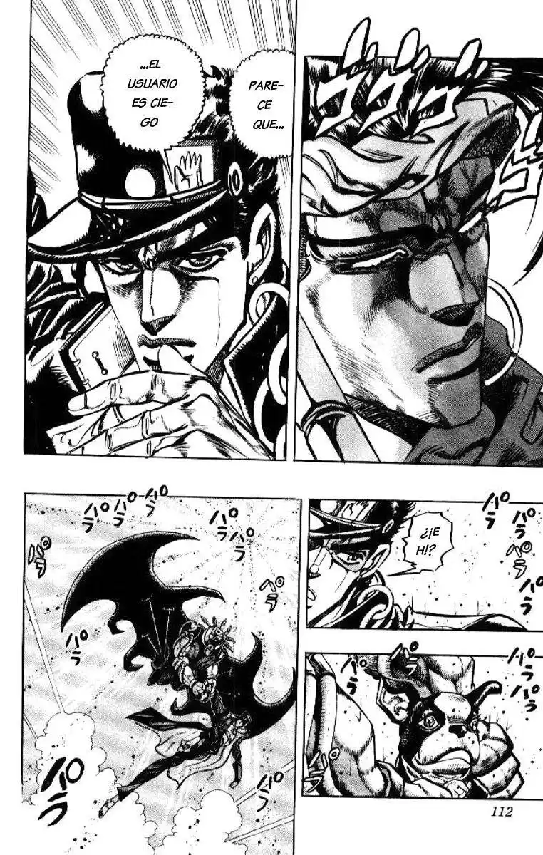 JoJo's Bizarre Adventure Parte 3: Stardust Crusaders Capitulo 74: "The Fool" Iggy y "Geb" N'Doul, Parte 5 página 7